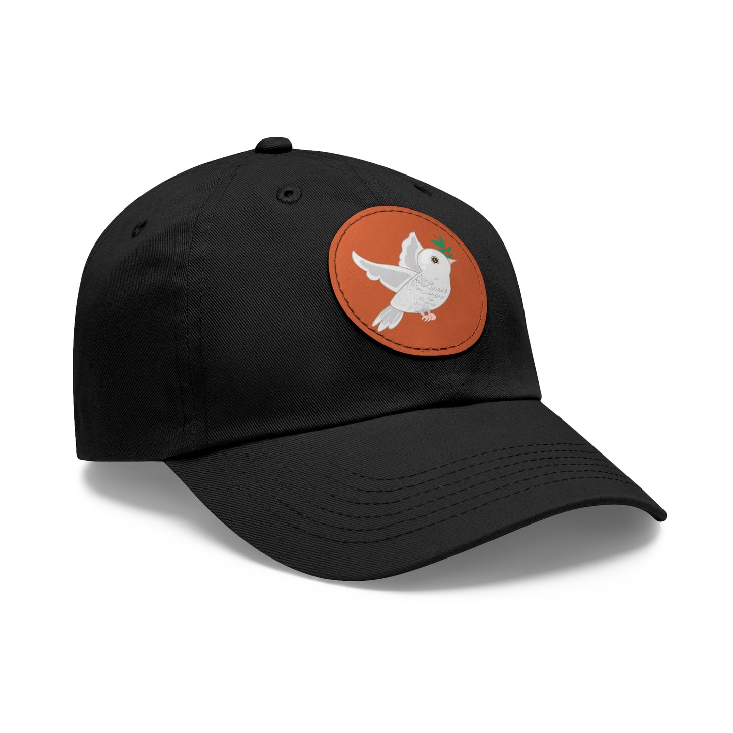 Ruach The Dove Dad Hat with Leather Patch (Round)