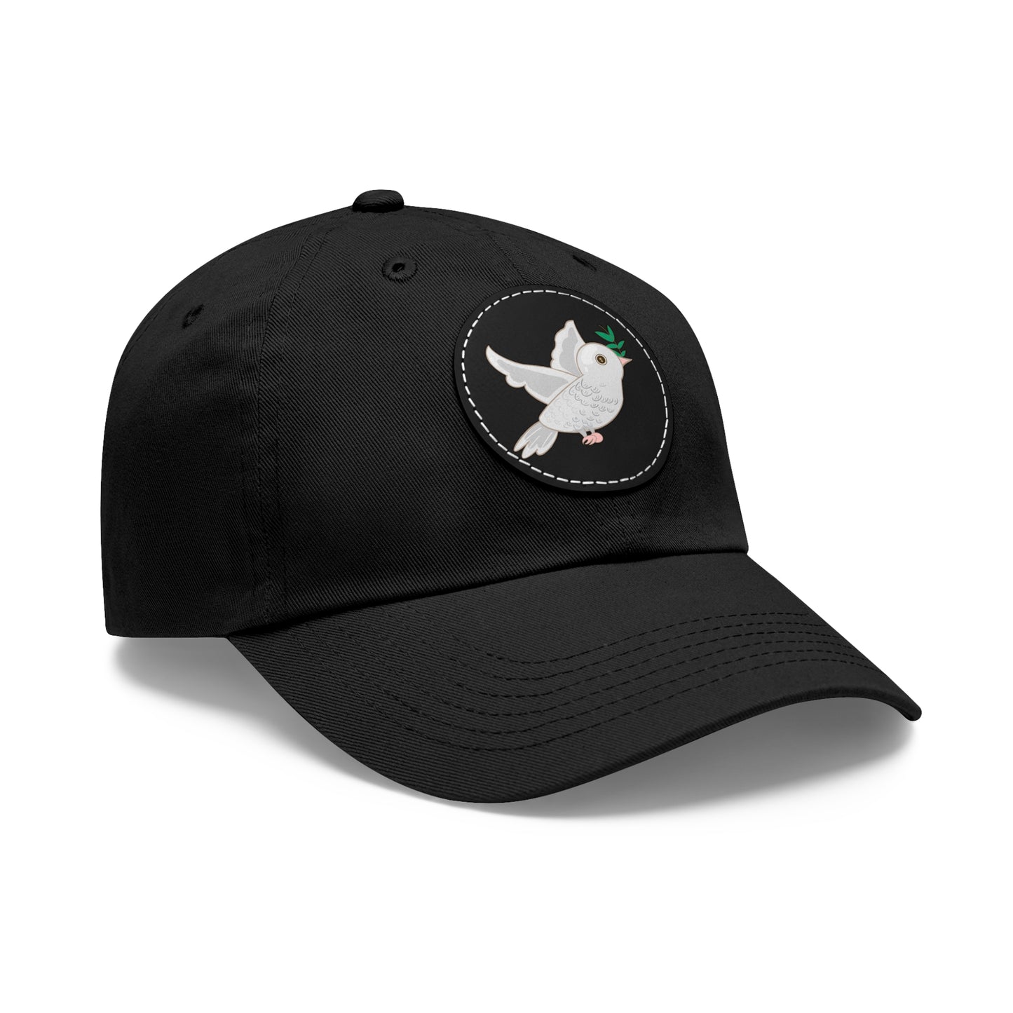 Ruach The Dove Dad Hat with Leather Patch (Round)