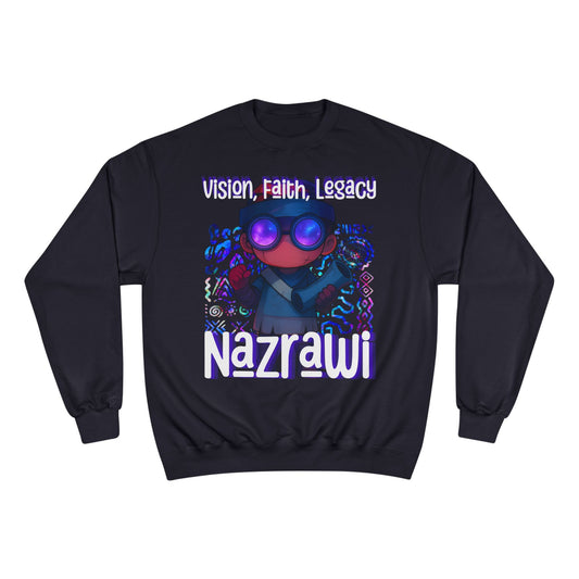 Vision, Faith, Legacy Champion Sweatshirt for Motivational Fashion, Casual Wear, Unique Gift, Cozy Layering, Everyday Comfort