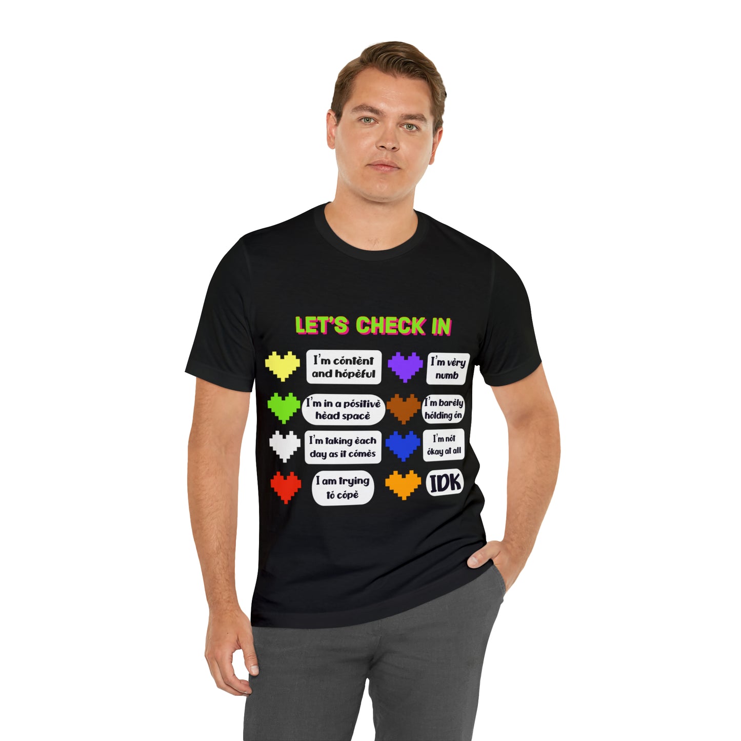 Heart Check Short Sleeve Tee