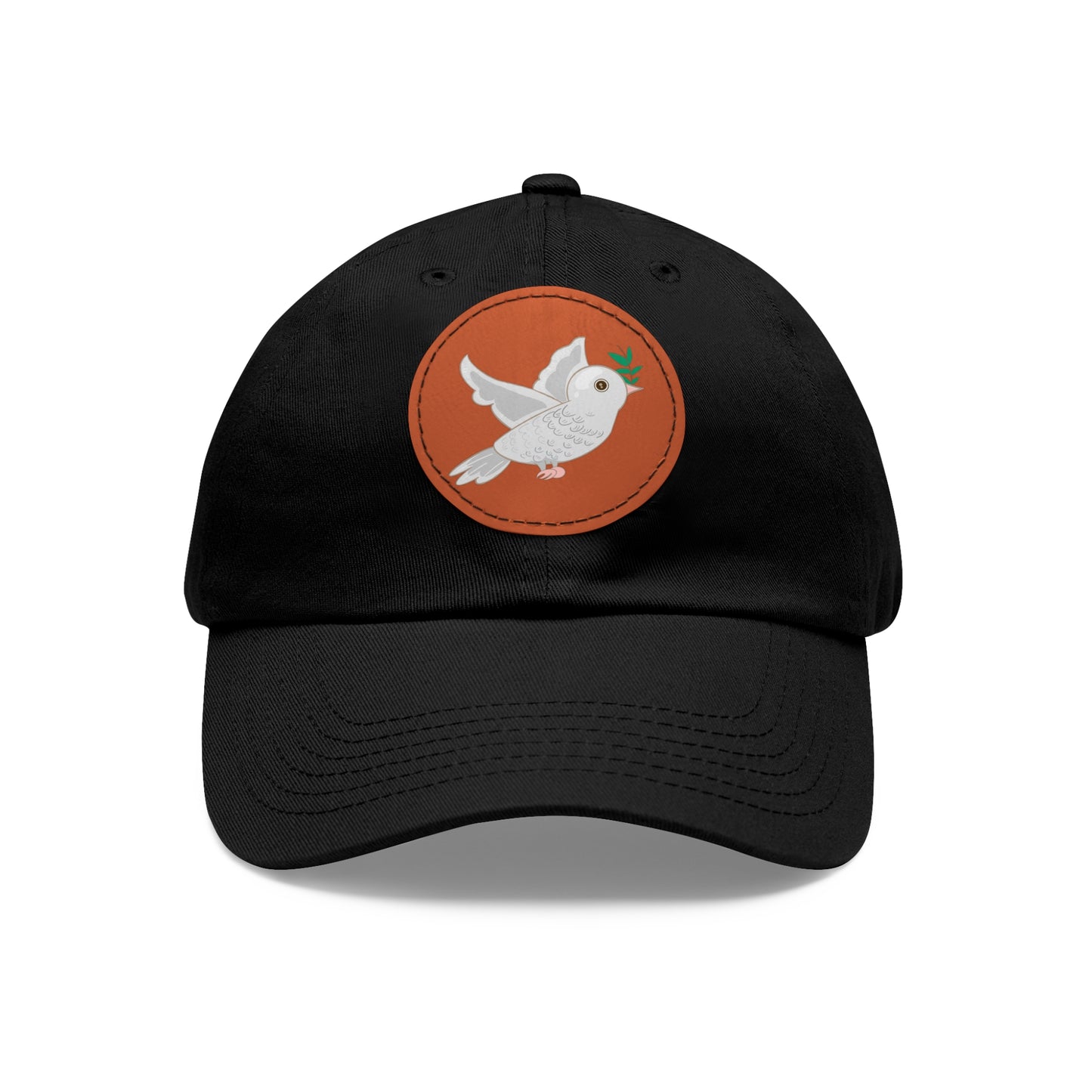 Ruach The Dove Dad Hat with Leather Patch (Round)