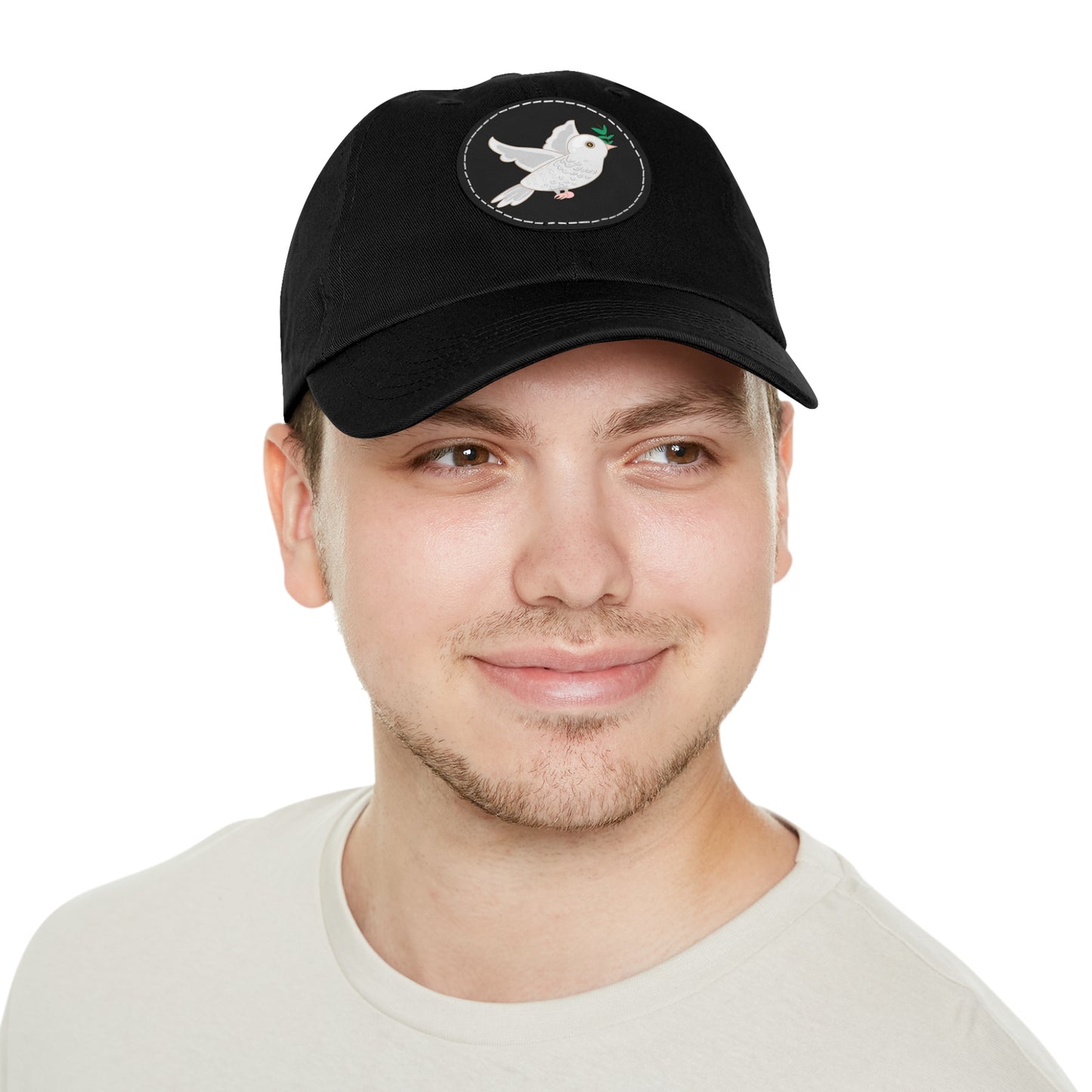 Ruach The Dove Dad Hat with Leather Patch (Round)