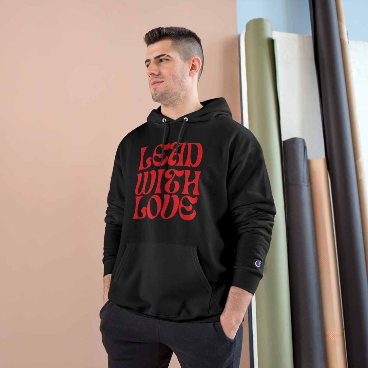 Lead With Love Champion Hoodie