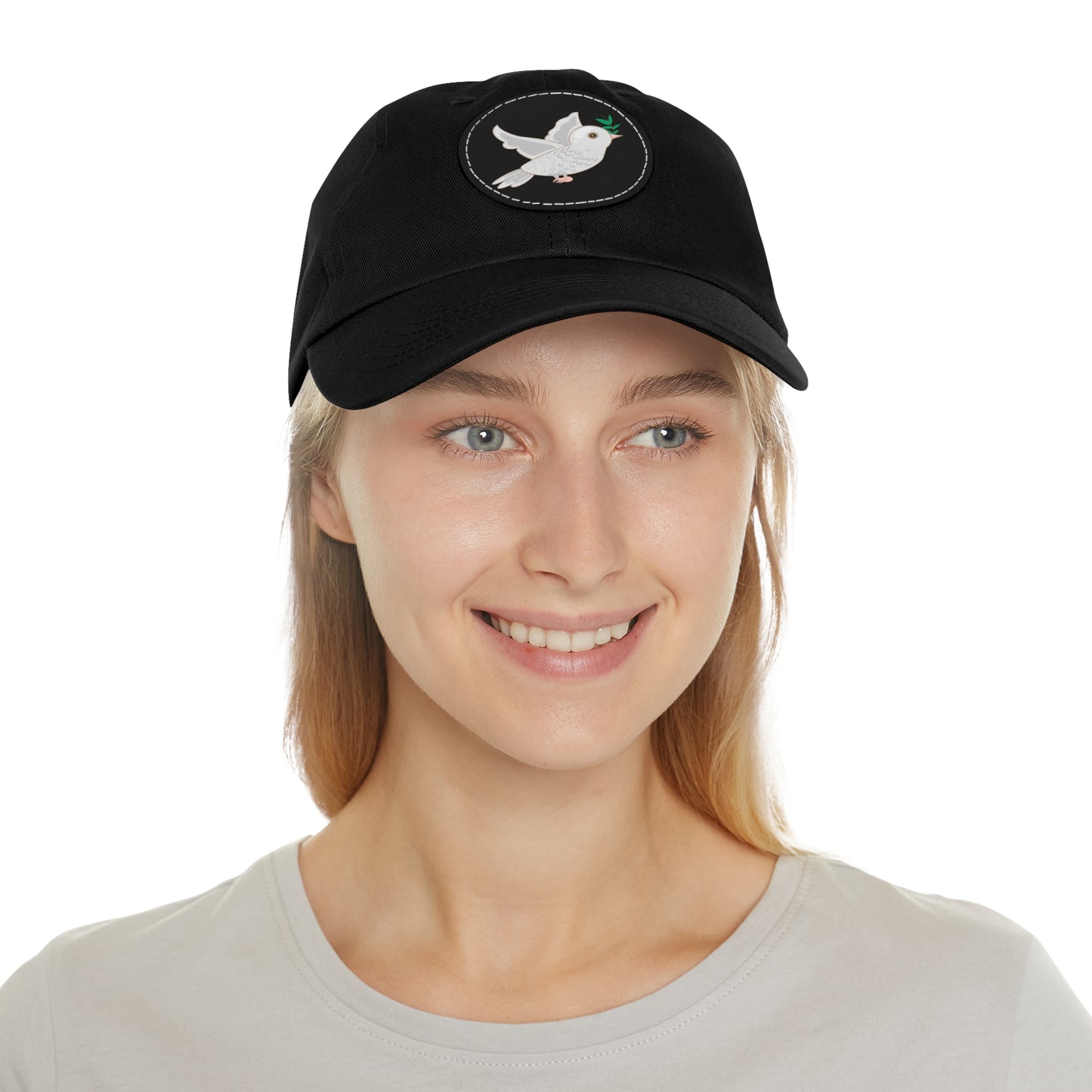 Ruach The Dove Dad Hat with Leather Patch (Round)