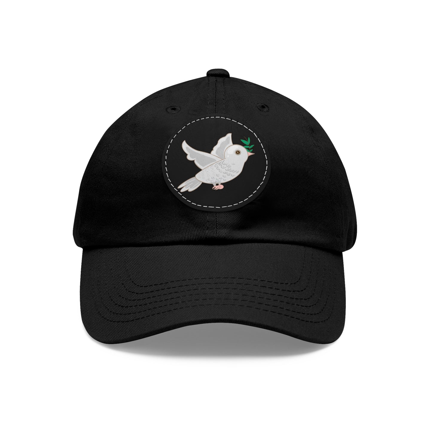 Ruach The Dove Dad Hat with Leather Patch (Round)
