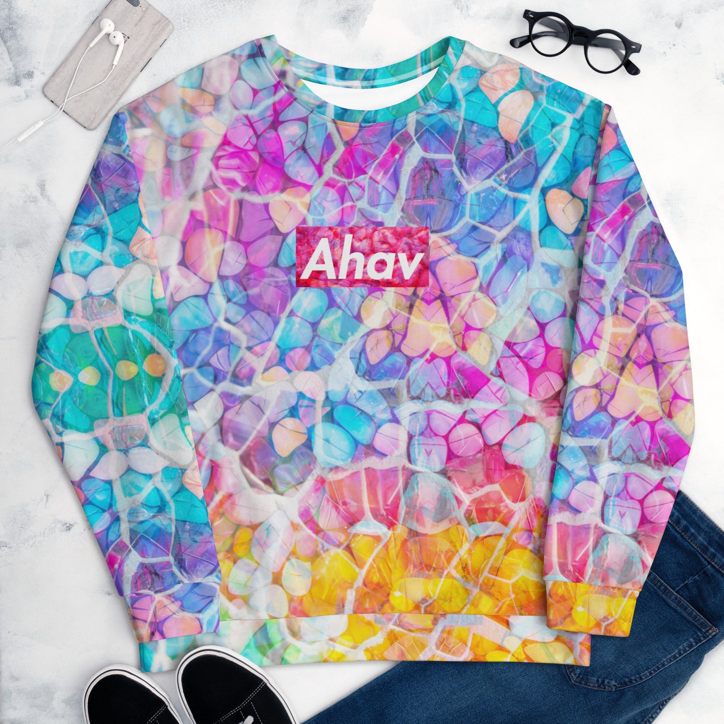 Stained Glass Unisex Sweatshirt